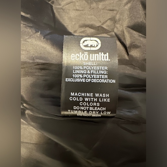 Ecko Unltd Hybrid Men Jacket Black And Gray Size Medium - Picture 8 of 9